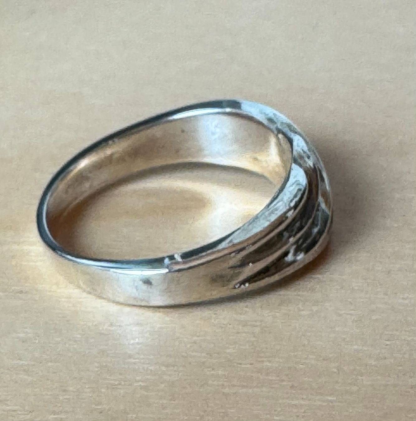 Anelli: 925 Silberring mit Malachit Ringgrösse 50 – Usato da Unterseen venduto da bongmarley 3