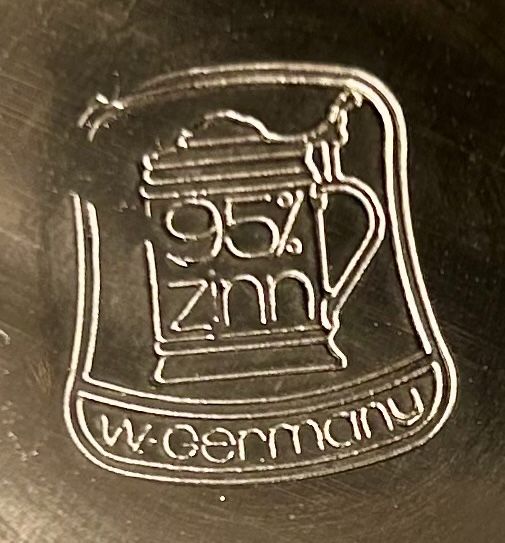 Feldschlösschen Gläser: Bierkrug mit Zinndeckel Feldschlösschen – Gebraucht aus Lengnau AG von Mefari 6
