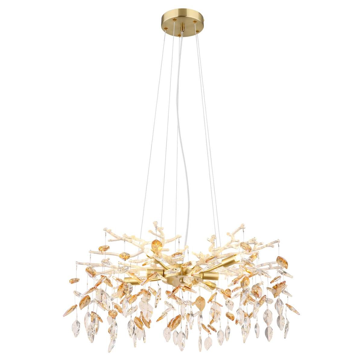 Lampadari & plafoniere: Pendelleuchte, Glaskristalle, 61 cm Ø – Nuovo (secondo la descrizione) da Kreuzlingen venduto da Smart-Light