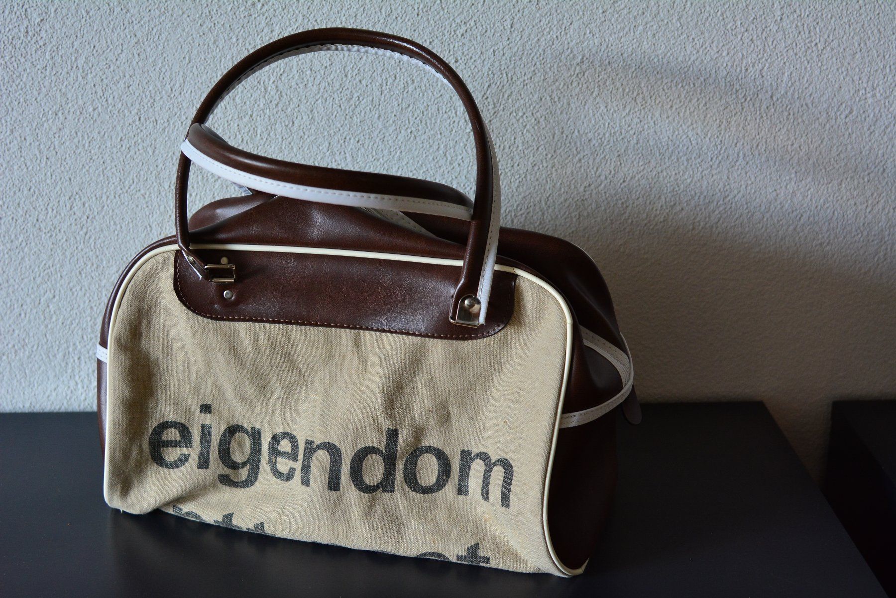 Borse: Upcycling-Tasche im Bowling-Bag-Stil – Usato da Derendingen venduto da emmenwasser