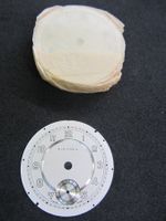 20 Stk. Zifferblätter Messing versilbert