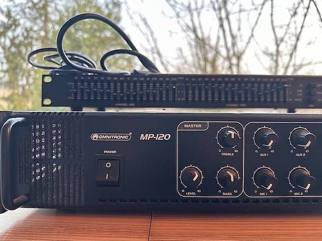 Equalizer: Omnitronic MP 120 pa mixing amplifier  – Gebraucht aus Aarau von vio_lrn7 1