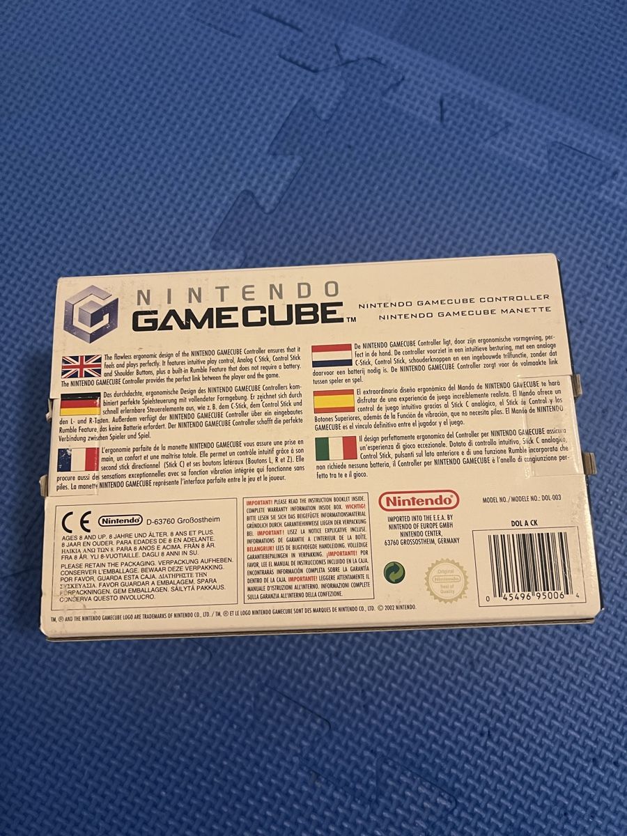 Nintendo Controller: Original Nintendo GameCube Controller schwarz mit OVP – Usato da Gossau SG venduto da schlitzerdemon 5