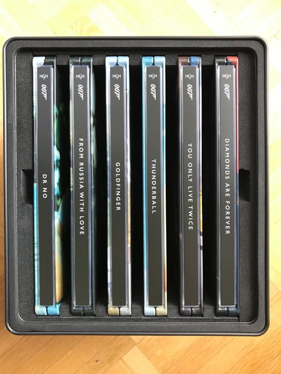 James Bond: Sean Connery 6-Film Collection Steelbook Library (Neu ...