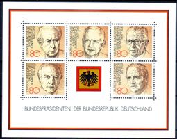 ** POSTFRISCH ** BUNDESPRÄSIDENTE BUNDESREPUBLIK DEUTSCHLAND