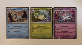 Glaceon Leafeon Sylveon Black Star Promos