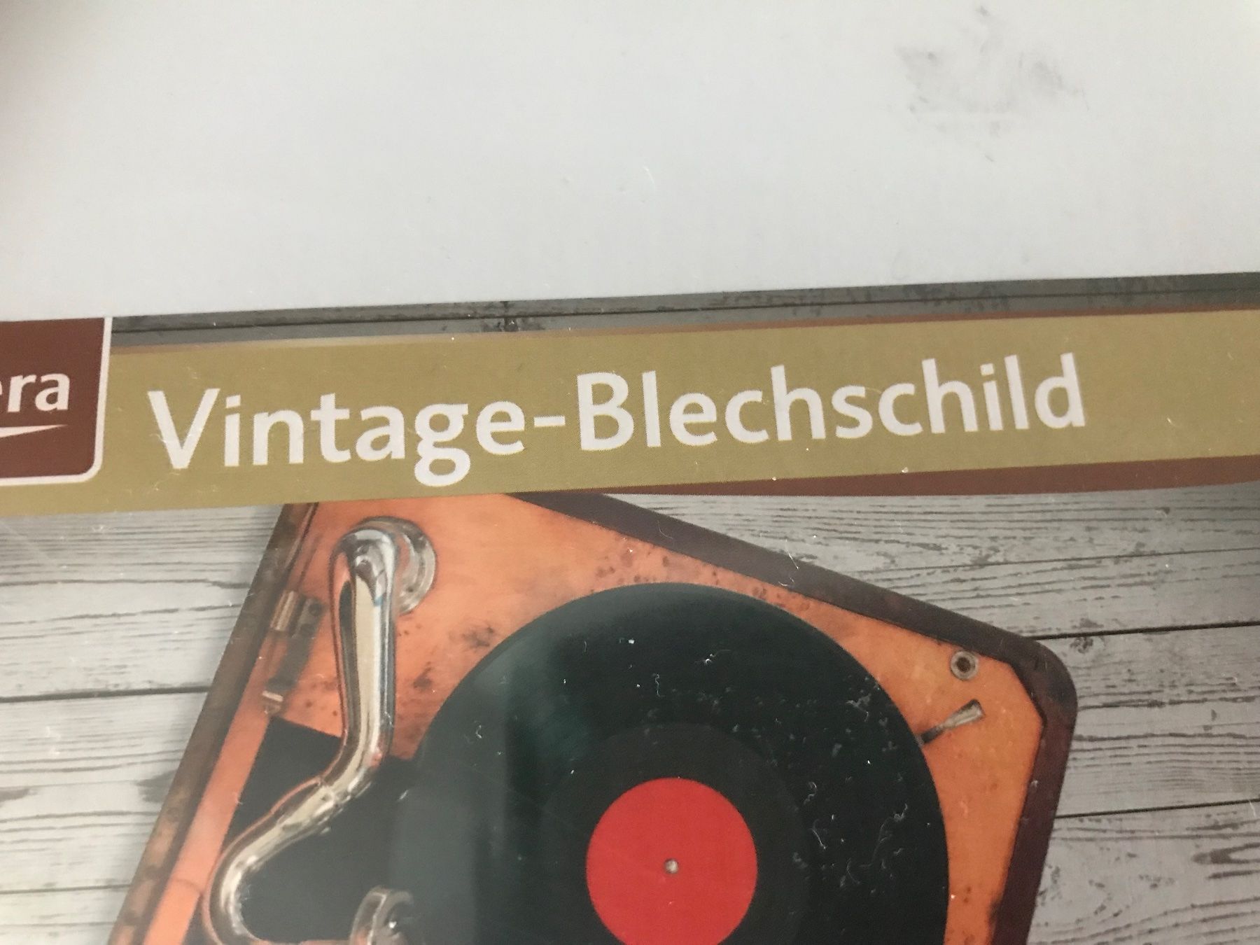 Insegne: Dekorative Vintage Blechschilder, 2 Stk, neu – Nuovo e nell'imballaggio originale da Düdingen venduto da Manuela14 3