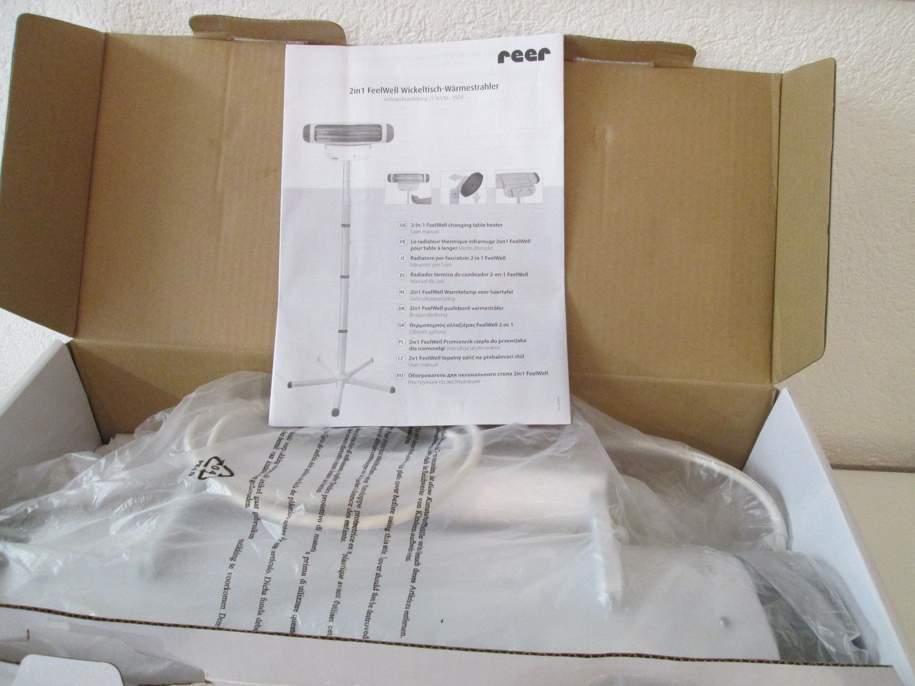 Reer Heizgeräte: Wickeltisch - Heizstrahler Feel Weel – Neu (gemäss Beschreibung) aus Movelier von ddomenika