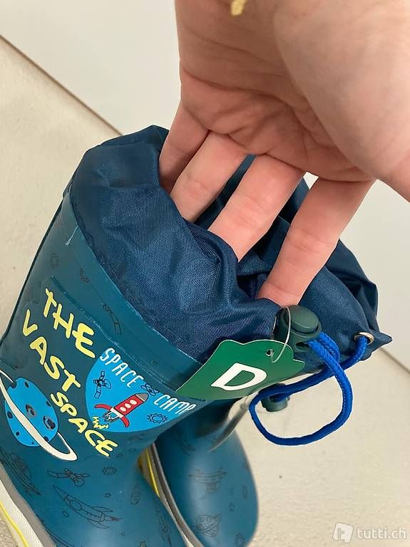 Scarpe per ragazzi: Jungenregenstiefel (neu) Grösse 28 – Nuovo e nell'imballaggio originale da Hettlingen venduto da rselchi 1