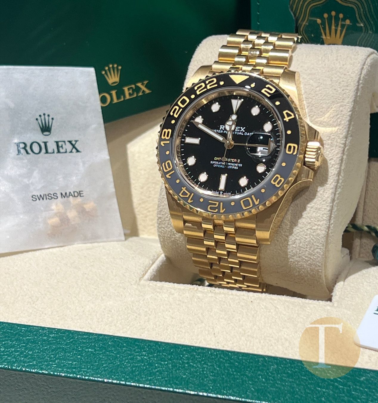 Rolex Orologi: Rolex GMT-Master II Gold Full Set 2023 – Nuovo (secondo la descrizione) da Suhr venduto da thomann1998 2