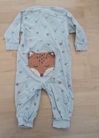Lindex Pyjama Gr. 74 - Fuchs Applikation Reissverschluss