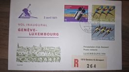 Swissair Geneve - Luxembourg 02.04.1971