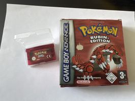 Pokemon Rubin Edition Game Boy Advance