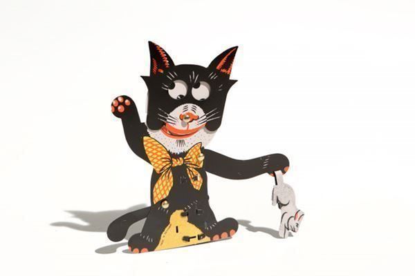 Statuette: BLECH KATER FELIX MIT STIMME – Nuovo e nell'imballaggio originale da Rupperswil venduto da big-one-sale
