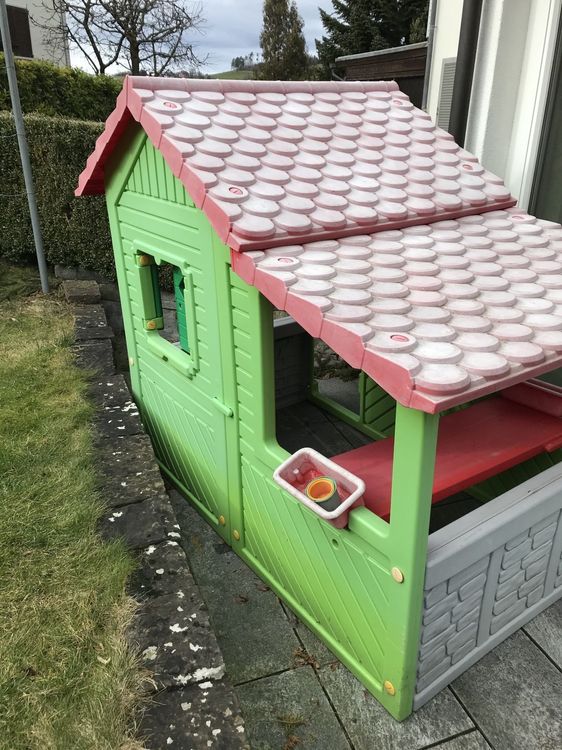 Kinder Spielhaus Gartenhaus Kunststoff Kaufen auf Ricardo