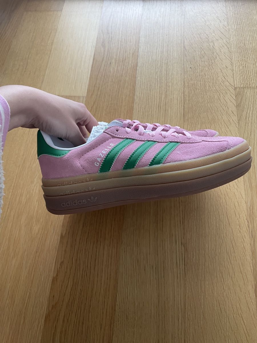 NEU Adidas Gazelle Plateau in Pink and Grn Grsse 38 (Neu (gemss  Beschreibung)) in Rheinfelden fr CHF 105  mit Lieferung auf Ricardo kaufen