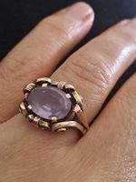 Goldring 14 Karat mit Amethyst
