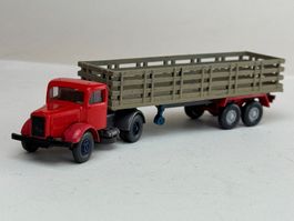 GB3- Wiking Roco Umbau Pritschensattelzug