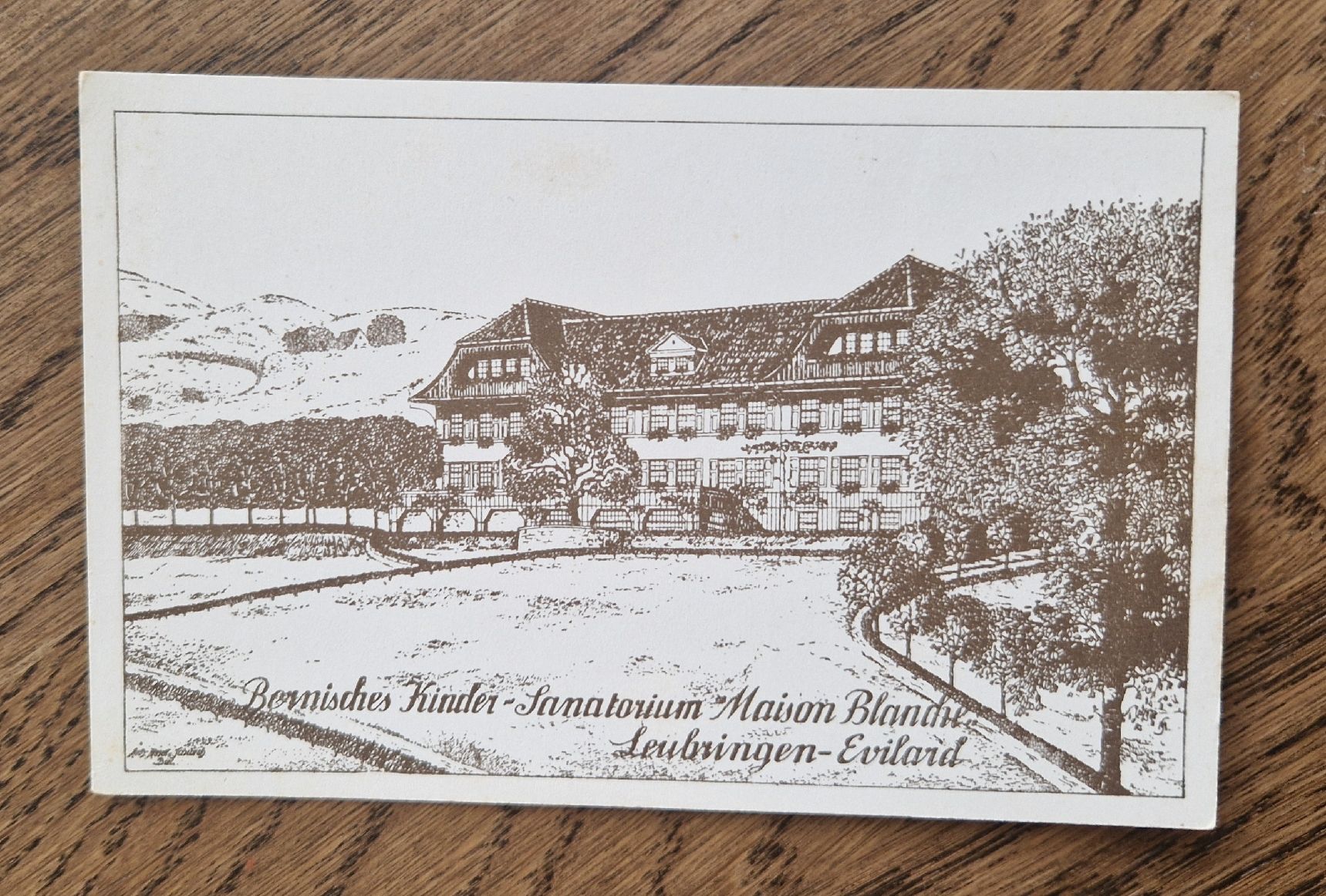 Cartoline postali: Bernisches Kindersanatorium, Leubringen Evilard – Usato da Ebikon venduto da Donar50