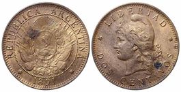 Argentina 2 Centavos 1891