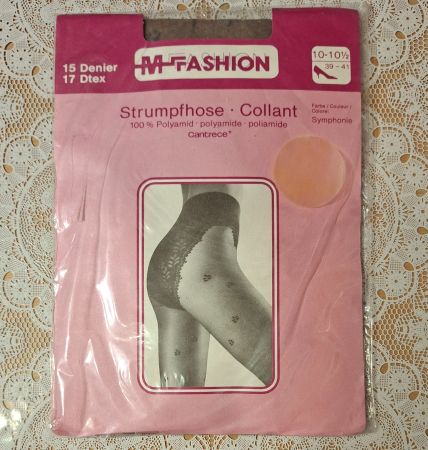 Migros Fashion Muster Strumpfhose 15den Gr.L Symphonie