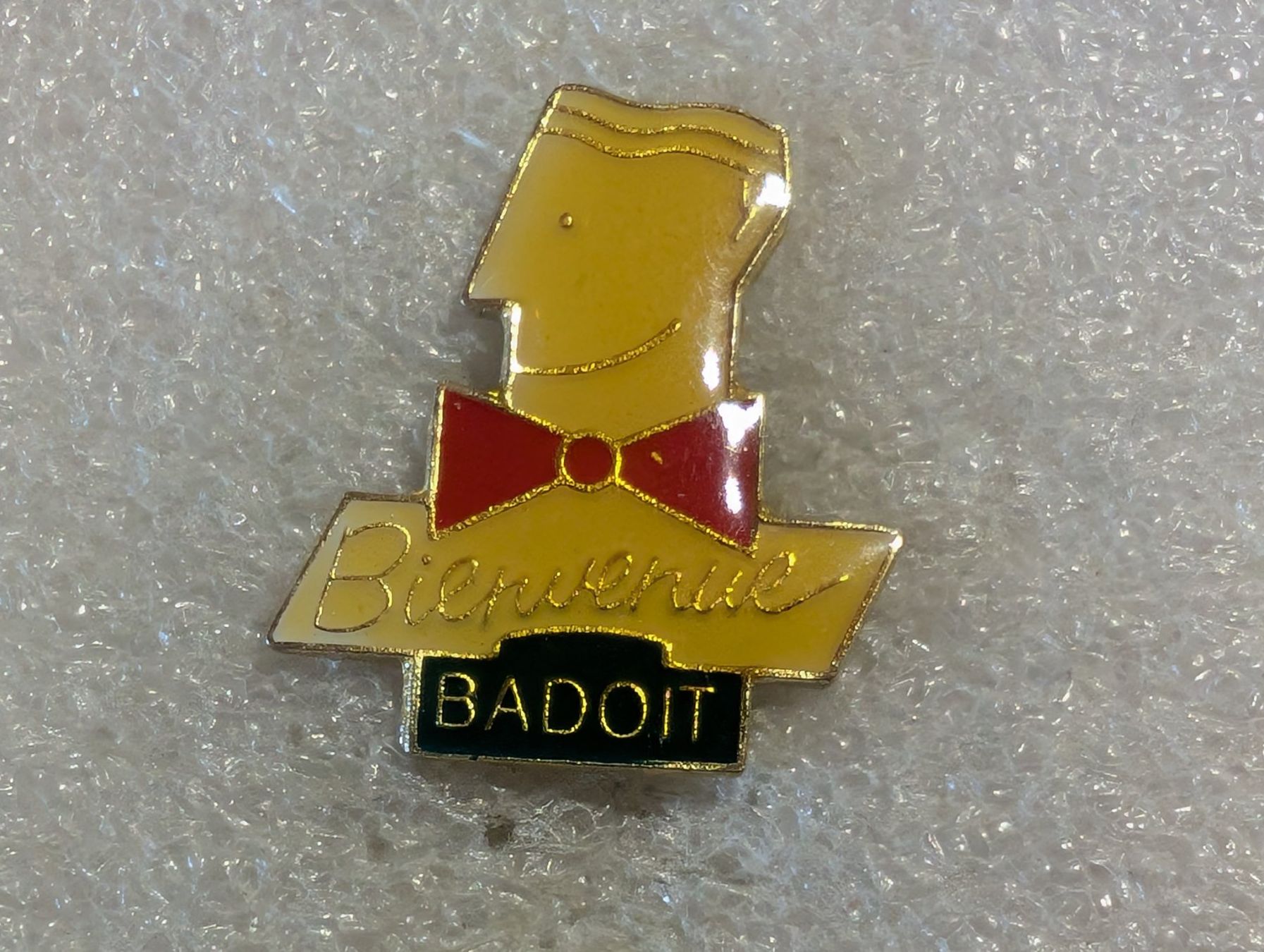Placchette & Badge: Ansteckpin 111: Badoit – Usato da Oppligen venduto da Pin-Fall-Shop