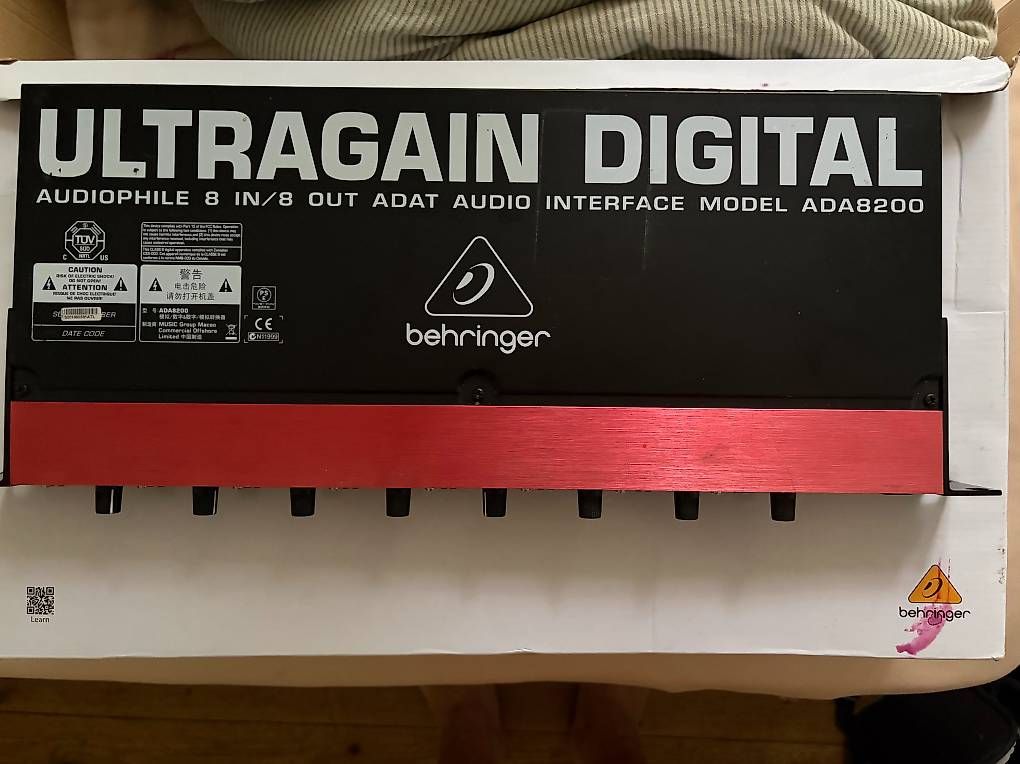 Attrezzatura per studi di registrazione: Behringer ADA8200 Ultragain – Usato da Bern venduto da animaratio 2