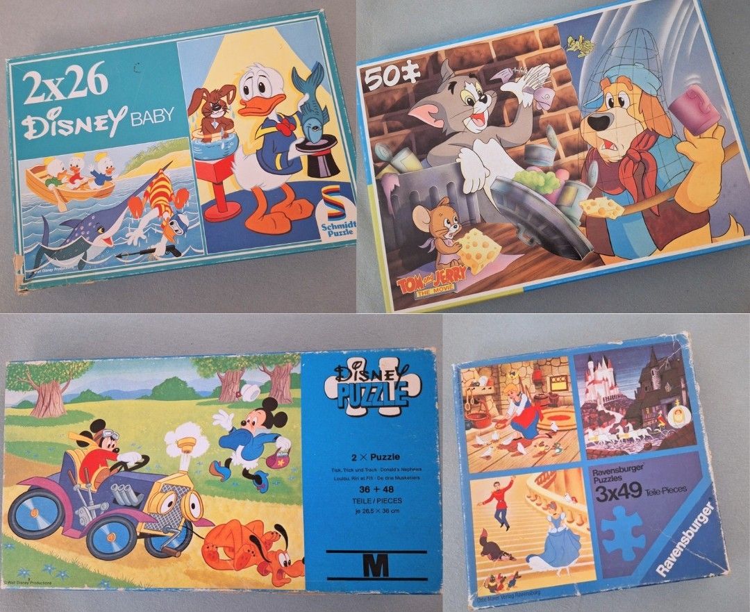 Disney Puzzle: 4 Vintage Disney Puzzles – Usato da Volketswil venduto da LisaSch1