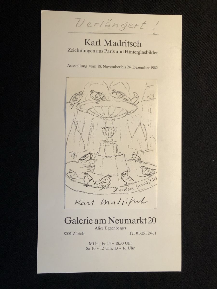 Foto & Immagini: Karl Madritsch Plakat – Usato da Näfels venduto da fritzjk