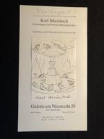 Karl Madritsch Plakat