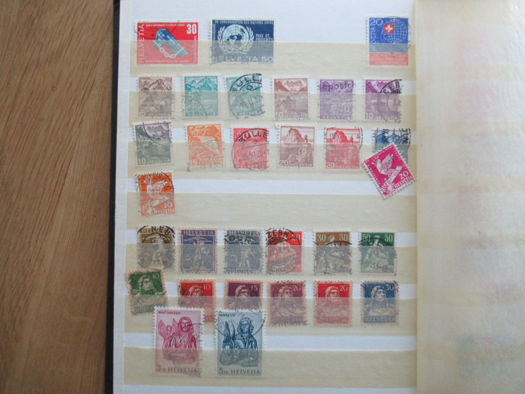 Tutti i francobolli: Briefmarken - Album – Usato da Laupen BE venduto da Algund 5