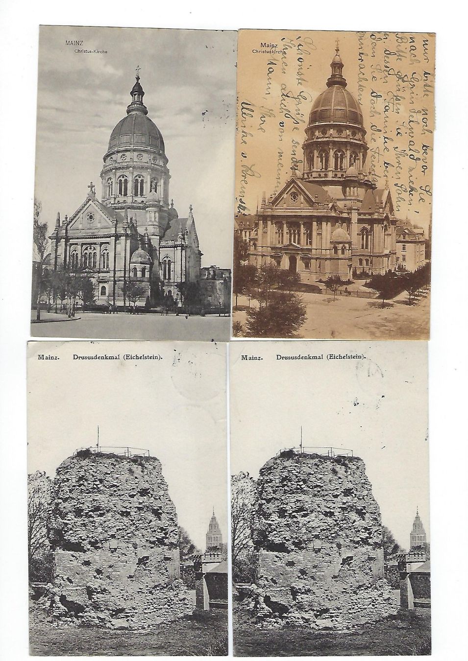 Cartoline postali: Deutsches Reich, 36 Ansichtskarten von Mainz 1910-1912 – Usato da Hinteregg venduto da McCharly01 9