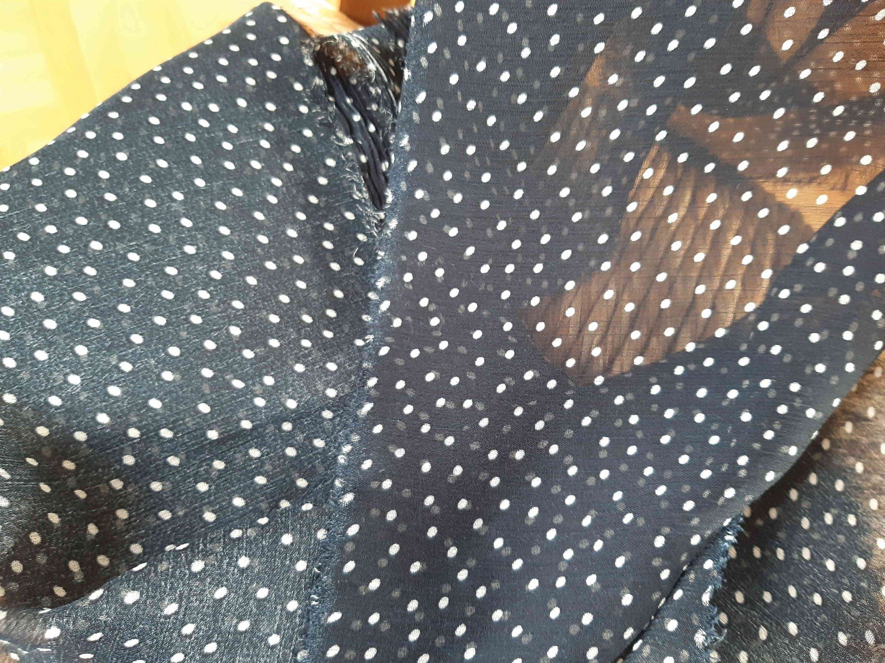 Tessuti: Chiffon Stoff synthetisch – Nuovo (secondo la descrizione) da Windisch venduto da Re_ 3