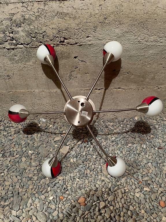 Modern Sputnik Ceiling Light 6 Lights Bulbs Included (D'occasion) à ...
