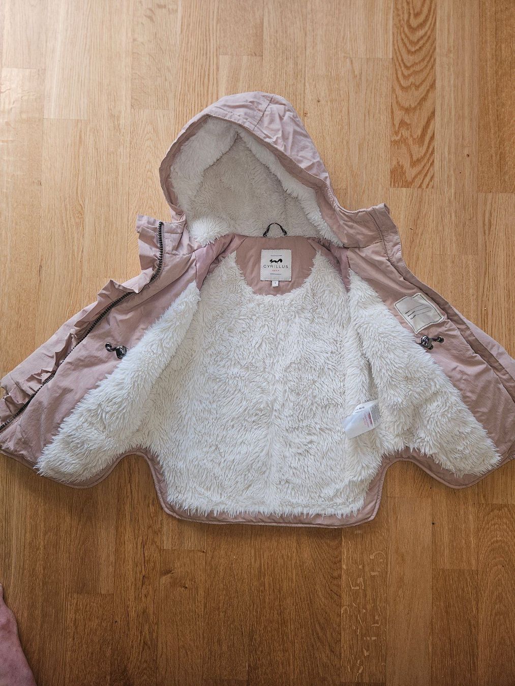 Cyrillus Giacche & Cappotti: Kinder Winterjacke Cyrillus rosa mit Teddyfutter gebraucht – Usato da Zürich venduto da Eisinzurich 1