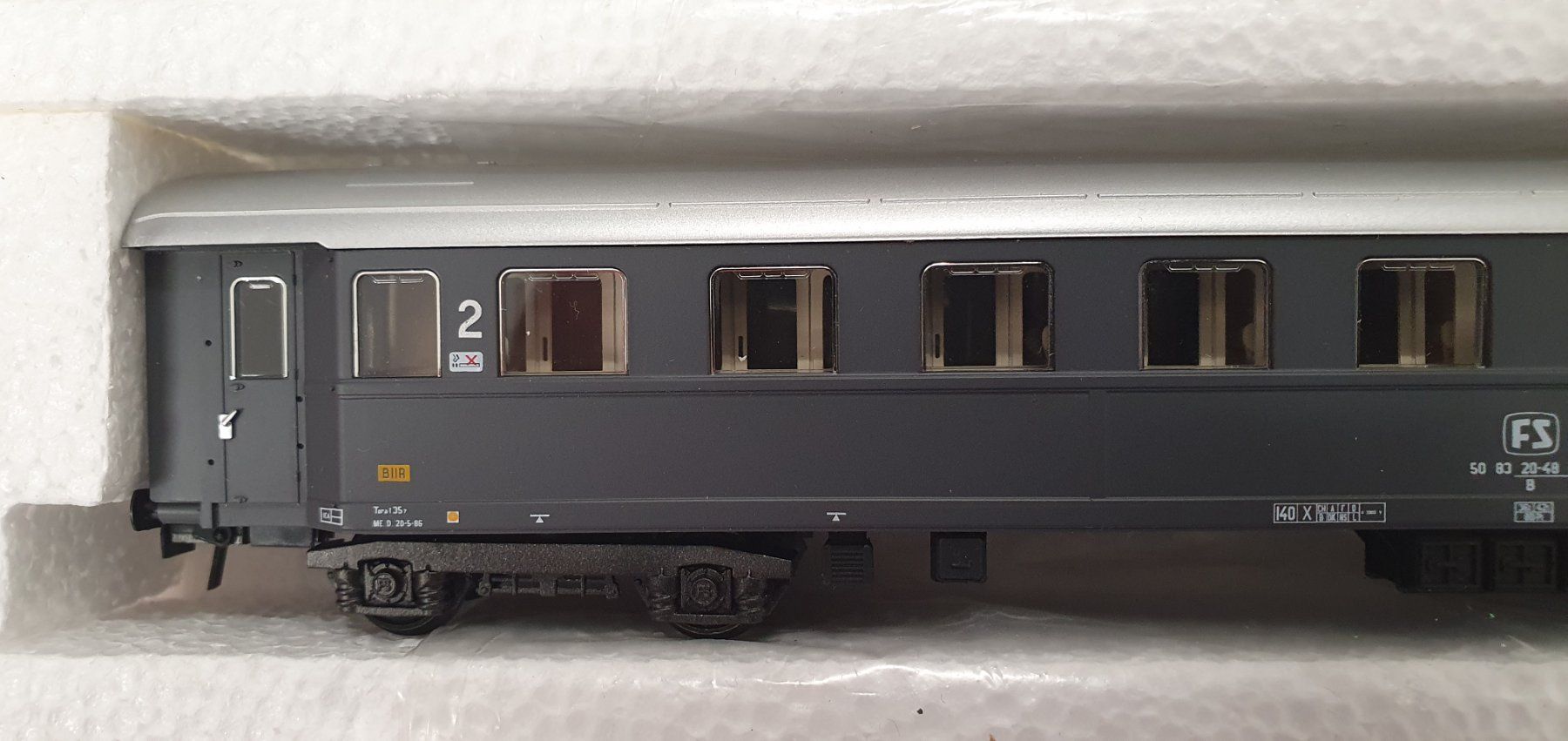ACME Modellini di ferrovie: ACME 16201 FS B tipo 27 grau, Ep. IV – Nuovo e nell'imballaggio originale da Würenlos venduto da juruth 3