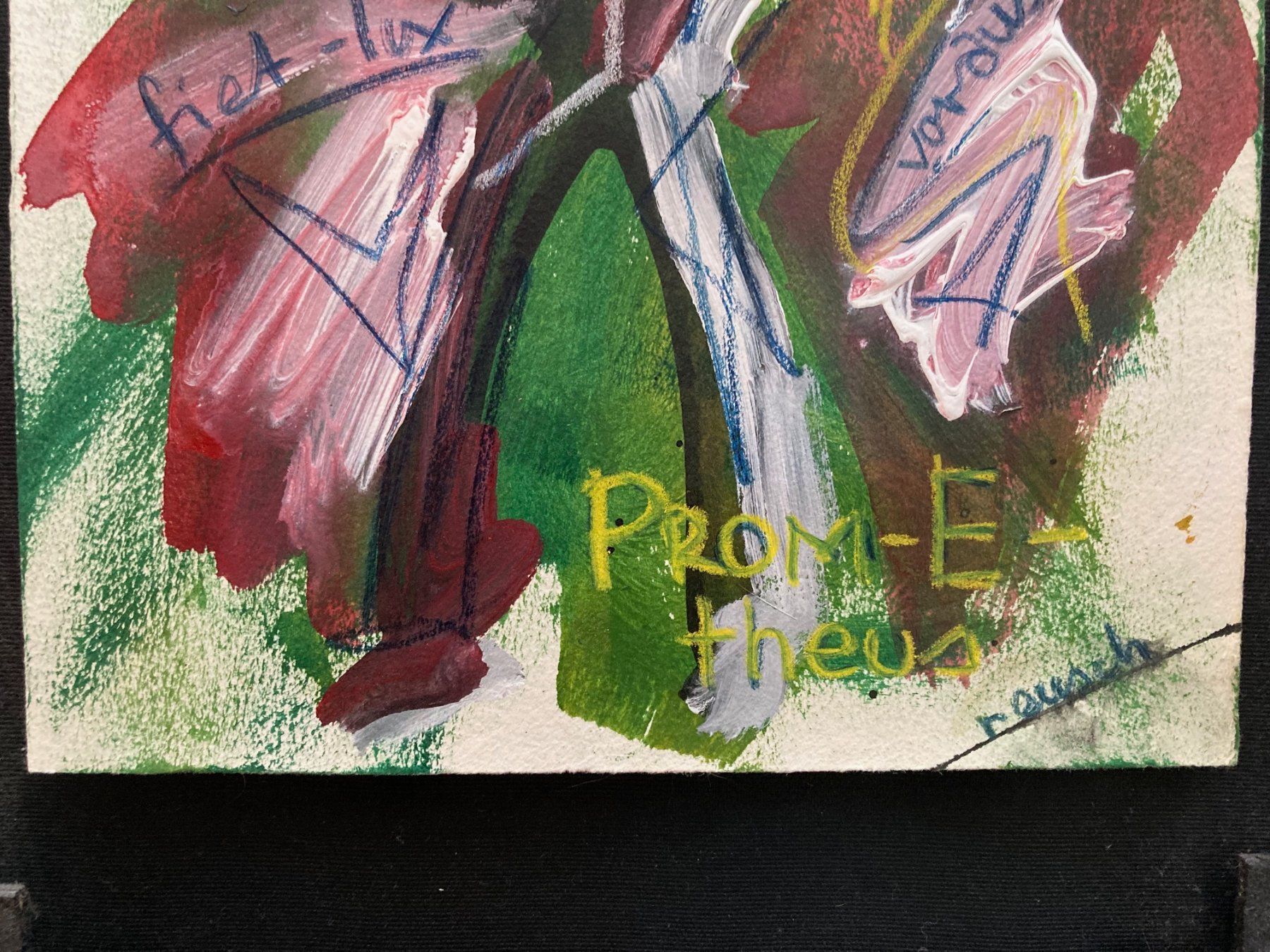 Dipinti: Gemälde "Prom-E-theus" signiert Rausch – Usato da Wagenhausen venduto da Novafreund283 2