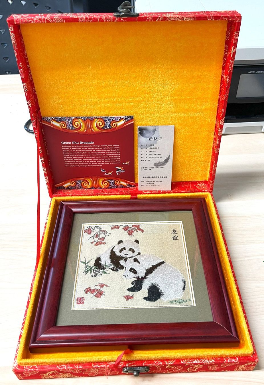 Alle Dekorationen: China Shu Brocade - Chinesischer Panda 100% Seide – Neu (gemäss Beschreibung) aus Oftringen von vuc_frq6