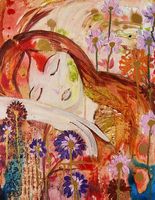 Peinture D'art Tableaux Original on Canvas 40x50 cm