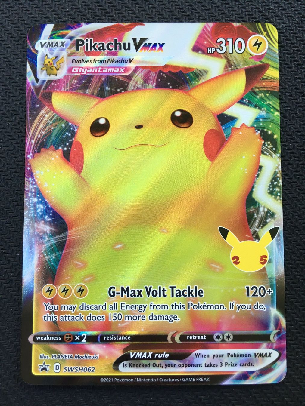 Pokémon Sammelbilder & Trading cards: Pokémon - Celebrations - SWSH 062 Pikachu Vmax - DE – Neu (gemäss Beschreibung) aus St.Gallen von Punktchen01