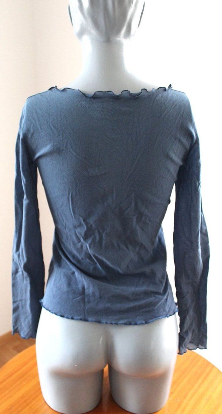 T-shirt: Oberteil Blau-Grün, verm. Gr. S/M – Usato da Locarno venduto da madame-tus-sauds 3