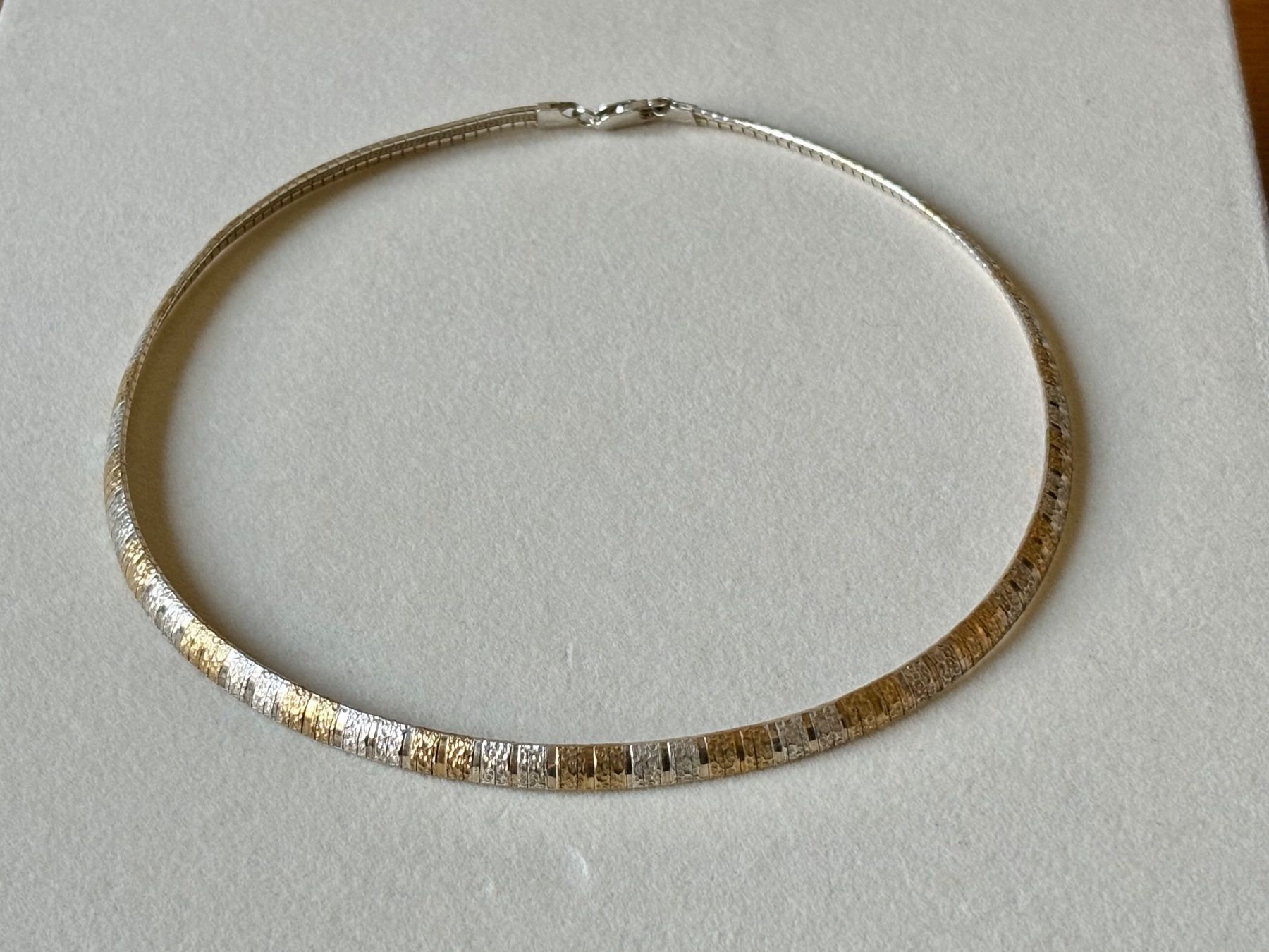 Ketten: Collier Silber, vergoldet, 45 cm – Neu (gemäss Beschreibung) aus Brugg AG von lau_9rvy 5