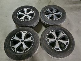 4 roues complètes Dacia – Jantes alu + pneus Michelin 215/65