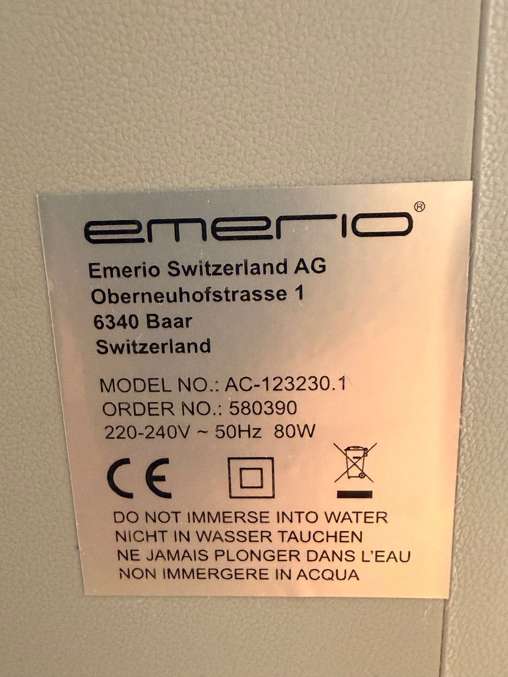 Klimageräte: Emerio Luftkühler – Gebraucht aus Allschwil von GrenzWert 1