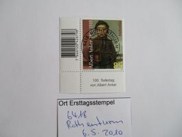 Voll Ort Ersttagsstempel 6418 Rothenturm