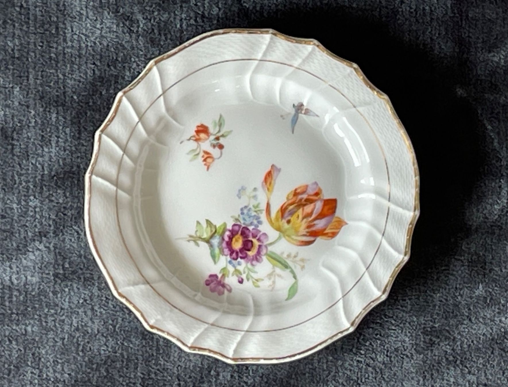 KPM Piatti: KPM Teller von 1887 – Usato da Winterthur venduto da Tabalugi