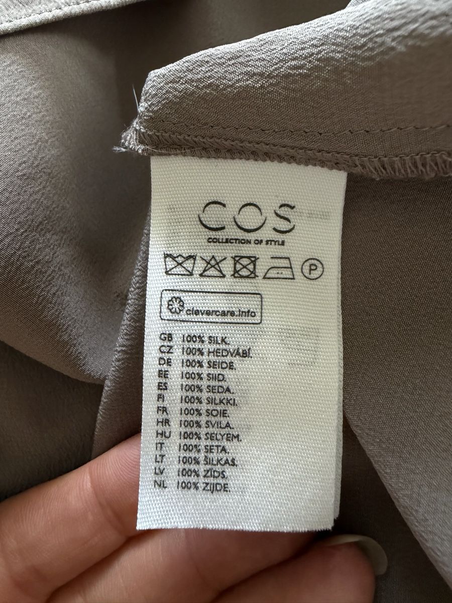 Cos Vestiti: Kleid COS 100% Seide beige Grösse 36  – Nuovo (secondo la descrizione) da Maur venduto da my_private_sale 6