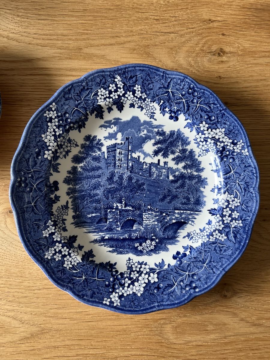 Piatti: Antiker, blaue Teller, England – Usato da Zürich venduto da kitsune 3