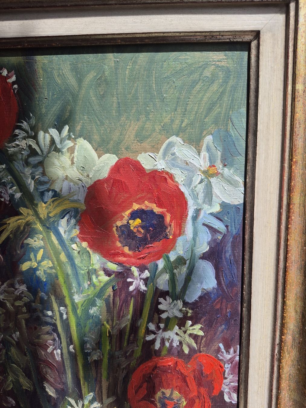 Tableaux: Ölbild von Paul Bodmer. Mohnblumen. – D'occasion à Schaffhausen par Caroline_Stein 1