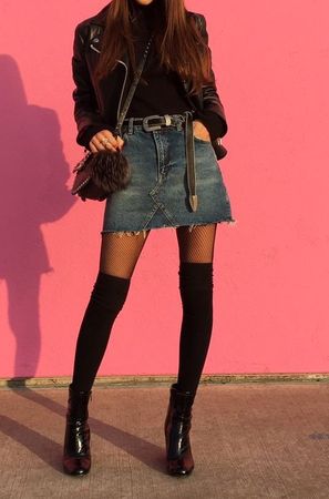 TOPSHOP Denim Minirock Gr. XXS